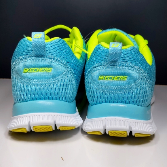 Skechers Skech-Knit Blue-Green Sneakers - Picture 4 of 9